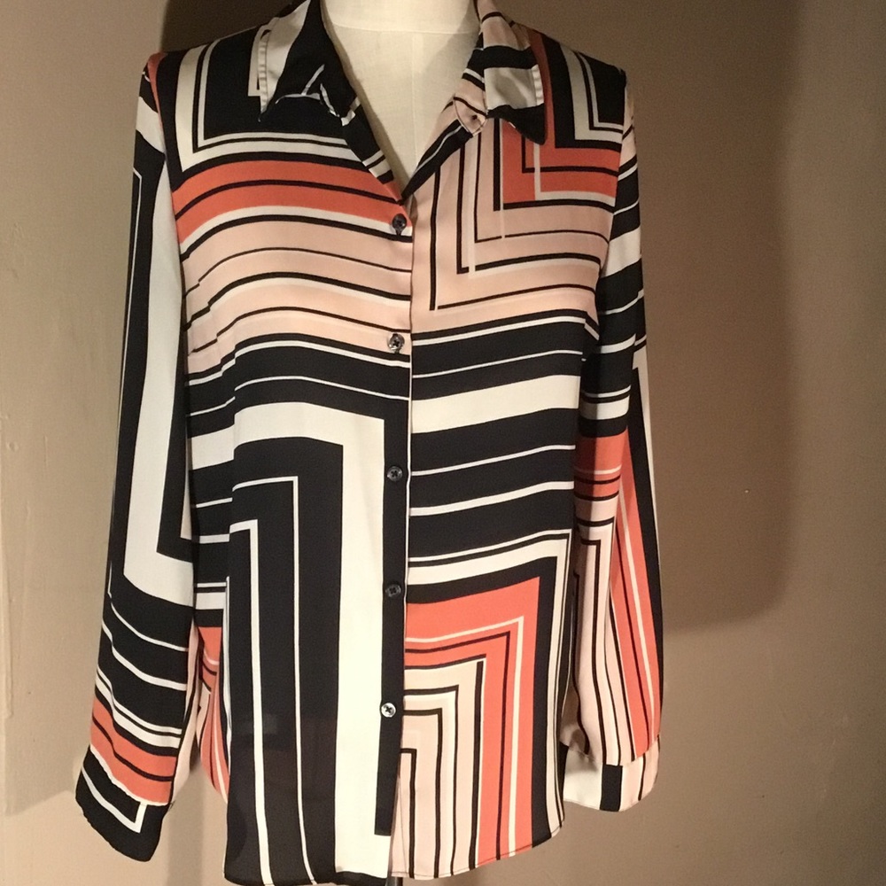 Retro chic blouse